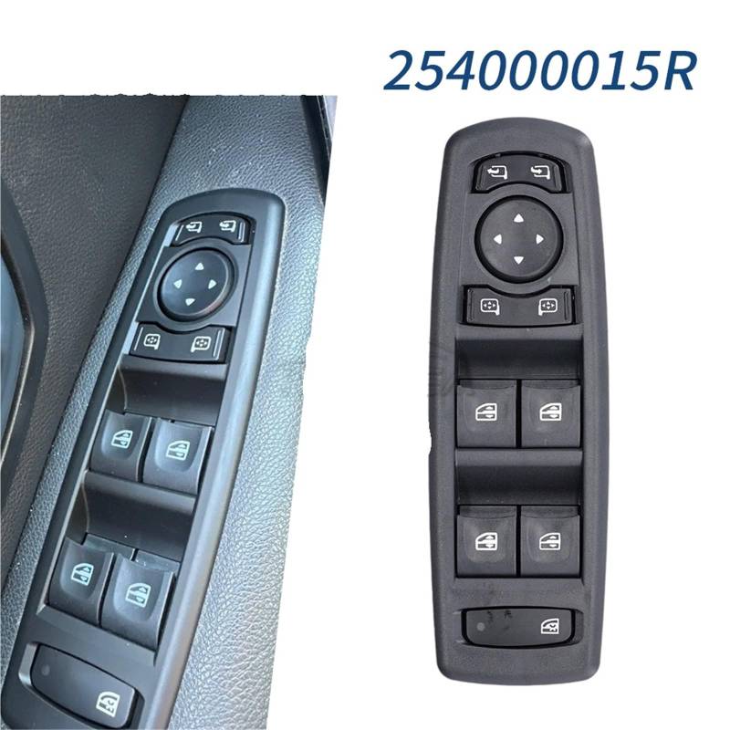 254000015R Elektrischer Fensterheberschalter/Passend for Renault Fluence Megane 3 Laguna 3 2008-2016 Autozubehör 25400-0015R Linker Fahrer von Zixmix