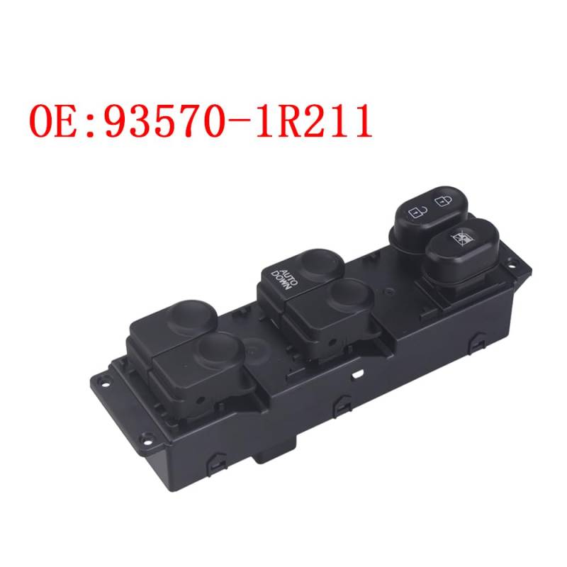 93570-1R211/Fit for Hyundai Accent 2015 2016 2017 LHD Vorne Links Auto Power Fenster Schalter Control Teile Heber 935701R211 16Pins von Zixmix