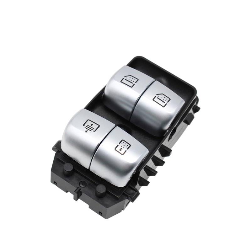 Auto-Power-Schalter for elektrischen Heckscheibenheber, passend for Mercedes-Benz SE-Klasse W222 W213 S550 S600 S300 S350 E180 E200 E220 2229051505(Model A Black) von Zixmix