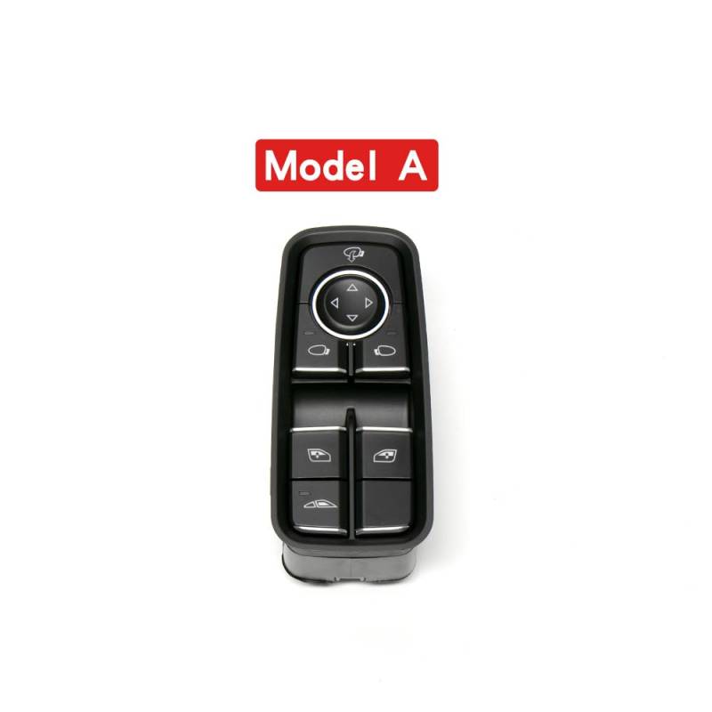 Auto Power Windows Elektrische Spiegel Schalter Taste/Fit for Porsche Boxster Cayman 718 918 911 Auto Glas Lift Schalter(Model A) von Zixmix