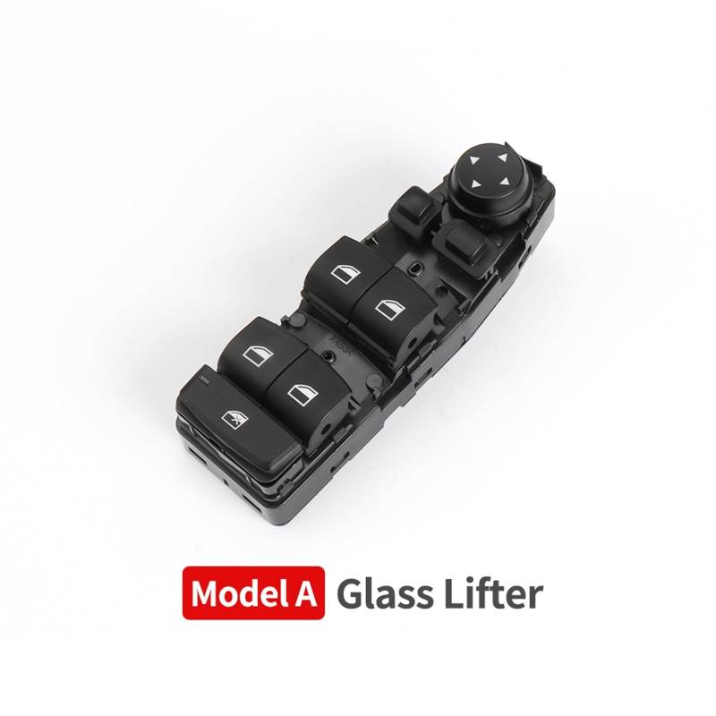 / Passend for BMW 5er 7er F10 F10N F11 F11N Fensterheberschalter Beifahrerseite Beifahrerfensterschalter Taste 61319241949(Model A) von Zixmix