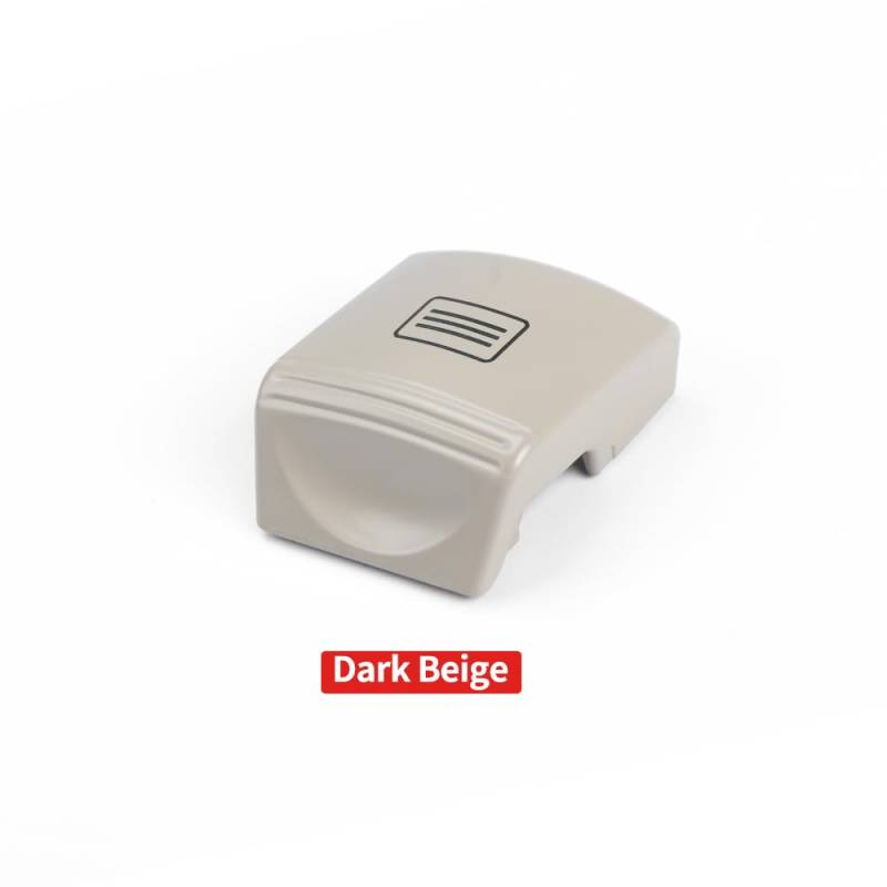/ Passend for Mercedes Benz CE-Klasse W204 GLK X204 Auto-Schiebedach-Fensterschalter-Tastenabdeckung aus Kunststoff, 2049004801(Dark Beige) von Zixmix