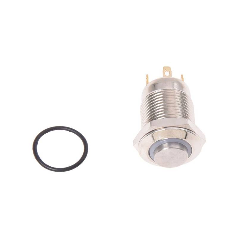 Zjwchao 3V Drucktaster Taster Klingeltaster Klingelknopf Blau Led 12mm Silberfarbe von Zjwchao