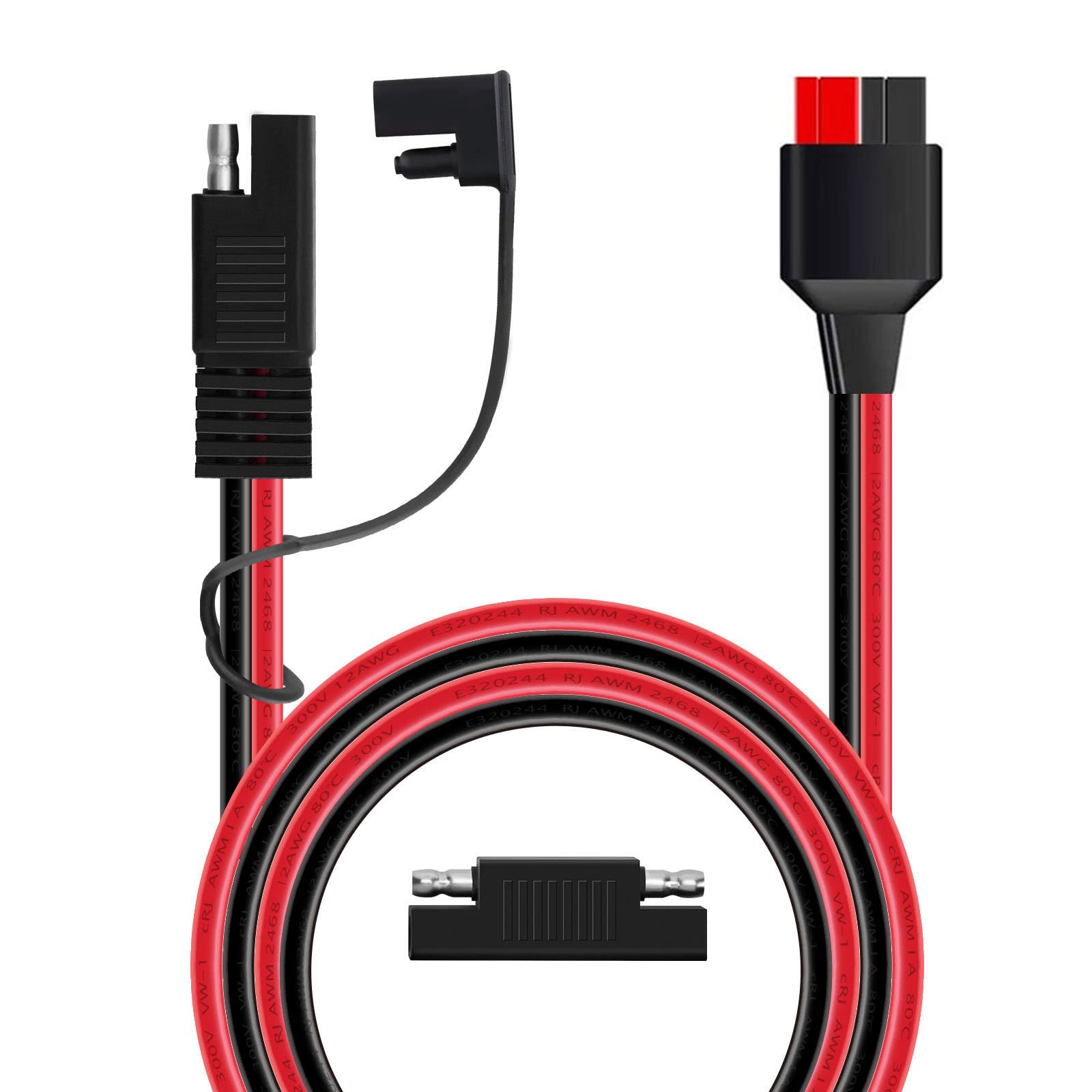 ZkeeShop Solarpanel kabel für Anderson auf SAE Adapter 12AWG Kabel Wasserdich Steckeradapter mit Reverse Adapter für Tragbares Powerstaion Solarpanel ZkeeShop Solarpanel kabel für Anderson auf SAE Adapter 12AWG Kabel Wasserdich Steckeradapter mit Reverse Adapter für Tragbares Powerstaion Solarpanel von ZkeeShop