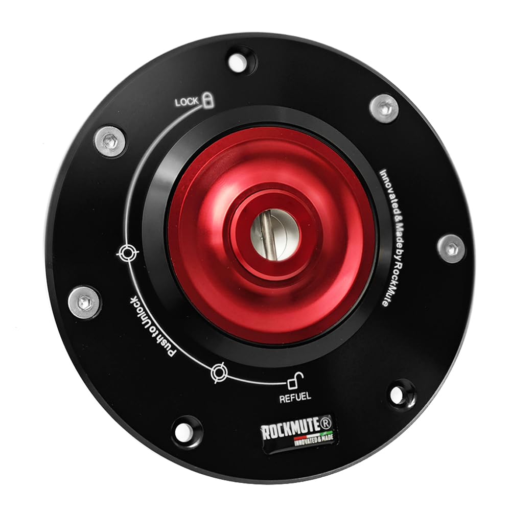 Keylock Tankdeckel für Honda CBR600RR 2023 2024, CBR600 F2/F3/F4/F4i 1991-2006, CB600F CB900F Hornet Motorrad Gasabdeckung Ersatz (rot) von Zndtonone