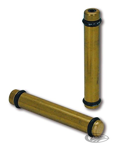 Zodiac 1" (25mm) Lenkergewichte Vibrationsdämpfer für Cruiser, Motorradzubehör, Messing, Paarweise verkauft, 135mm, 300g von Zodiac