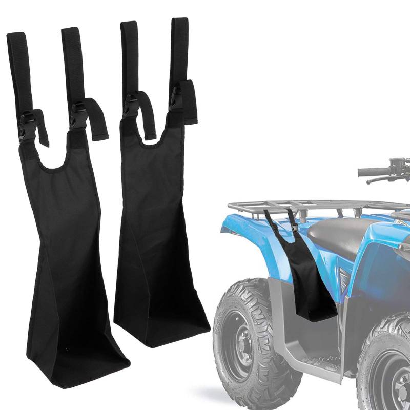 Universal ATV Rear Passenger Footrests, ATV UTV Foldable Rear Foot Rests, Compatible with ATV UTV, Hanging Footrest for Garden Cultivator von Zoeyilan