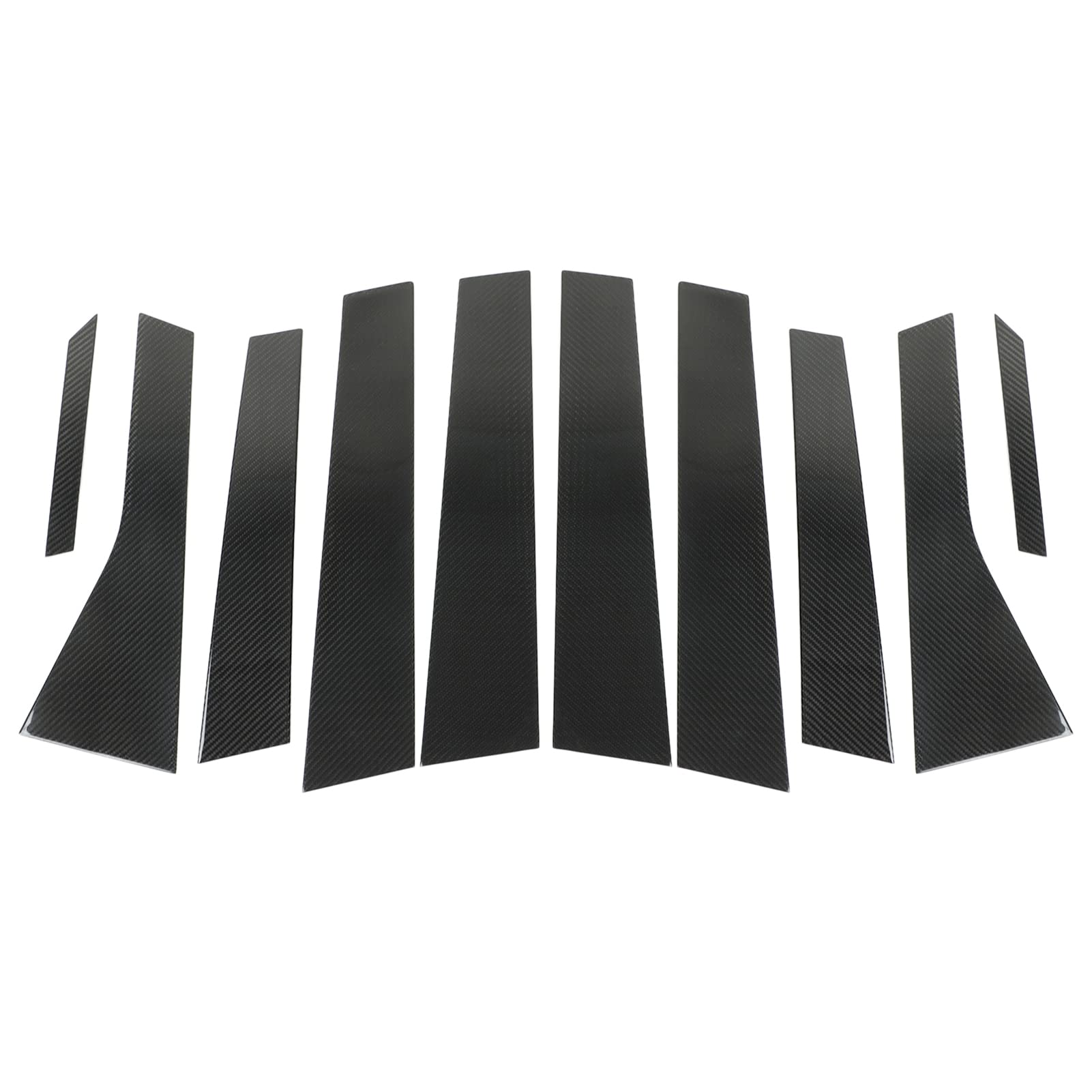 10pcs Kohlefaser B -Säulenverkleidung Autofenster B -Säule Ersatz für 2014 2022 mit echtem Kohlefasermaterial Glätterte Textur Phenolharz Anti -Coating -einfache Installation und 10pcs Kohlefaser B -Säulenverkleidung Autofenster B -Säule Ersatz für 2014 2022 mit echtem Kohlefasermaterial Glätterte Textur Phenolharz Anti -Coating -einfache Installation und von Zohisin