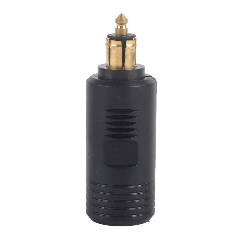 12-V-Motorrad-Adapter für europäischen Zigarettenanzünder für DIN-Buchse. Robuste Kunststoffkonstruktion. Gute Belastbarkeit. Kupferkontaktbuchse. Sichere Stromübertragung. von Zohisin