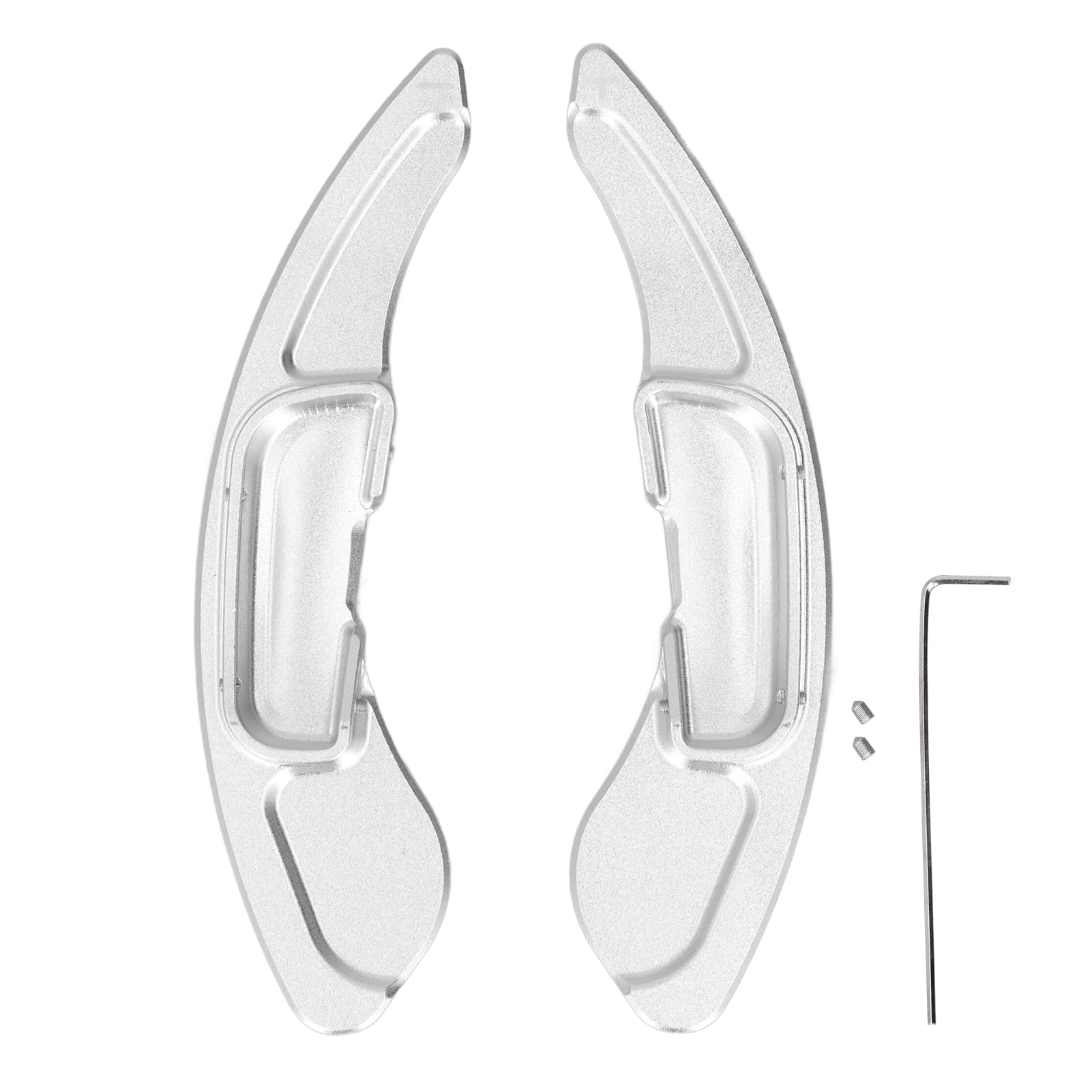2-teiliges Set Lenkrad-Schaltwippenverlängerung aus Aluminiumlegierung, Splitter, idealer Ersatz für 3 6 CX 3 CX 5 CX 9 MX 5 von Zohisin