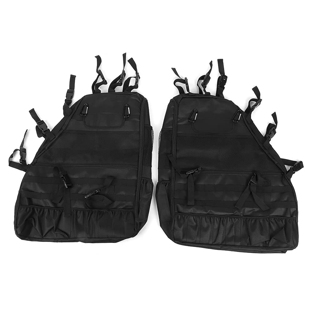 2PCS Roll Bar Storage Bag Organizer für JK Rubicon 4 Tür von 2007 bis 2019 ideal für die Aufbewahrung von Kits -Lizenzen Kosmetische Zubehör Uhren Lippenstifte und mehr von Zohisin