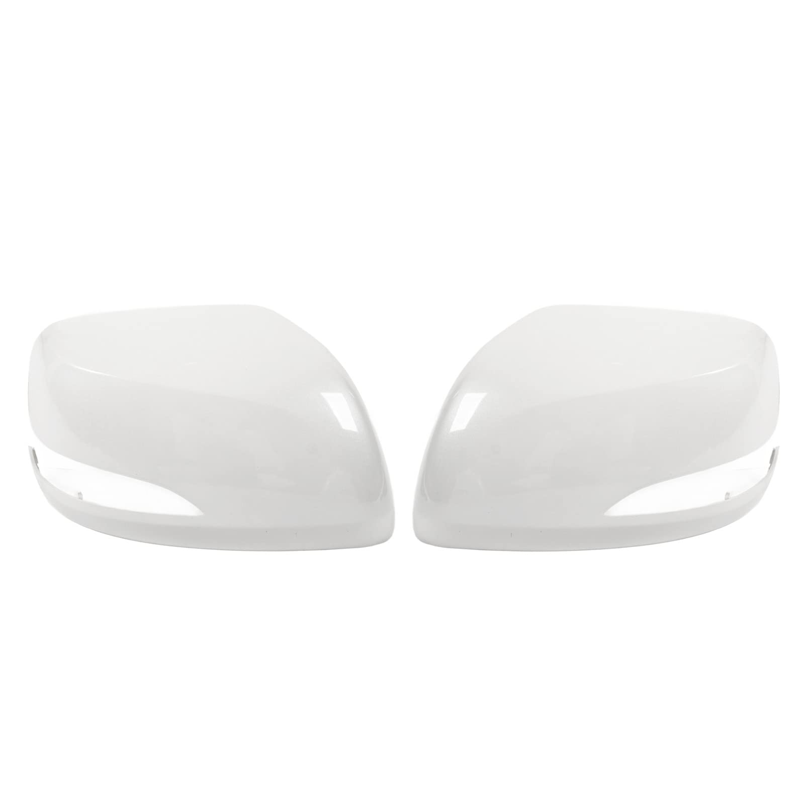 2PCS Rückfahrspiegelabdeckung für LX570 2007 2010 Weiße effektive Schutz- und Stilverstärkung für Autokrettspiegel (White) von Zohisin