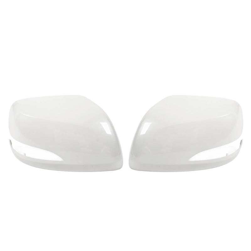 2PCS Rückfahrspiegelabdeckung für LX570 2007 2010 Weiße effektive Schutz- und Stilverstärkung für Autokrettspiegel (White) von Zohisin