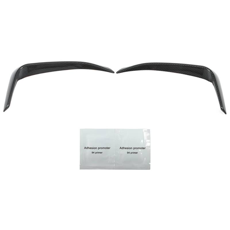 2pcs vordere Stoßfänger -Splitter Canard Links rechts Abs Windmesser Luftentlüftungsabdeckung Ersatz für verbessern Sie Ihr Auto -Erscheinungsbild und Ihre Leistung von Zohisin