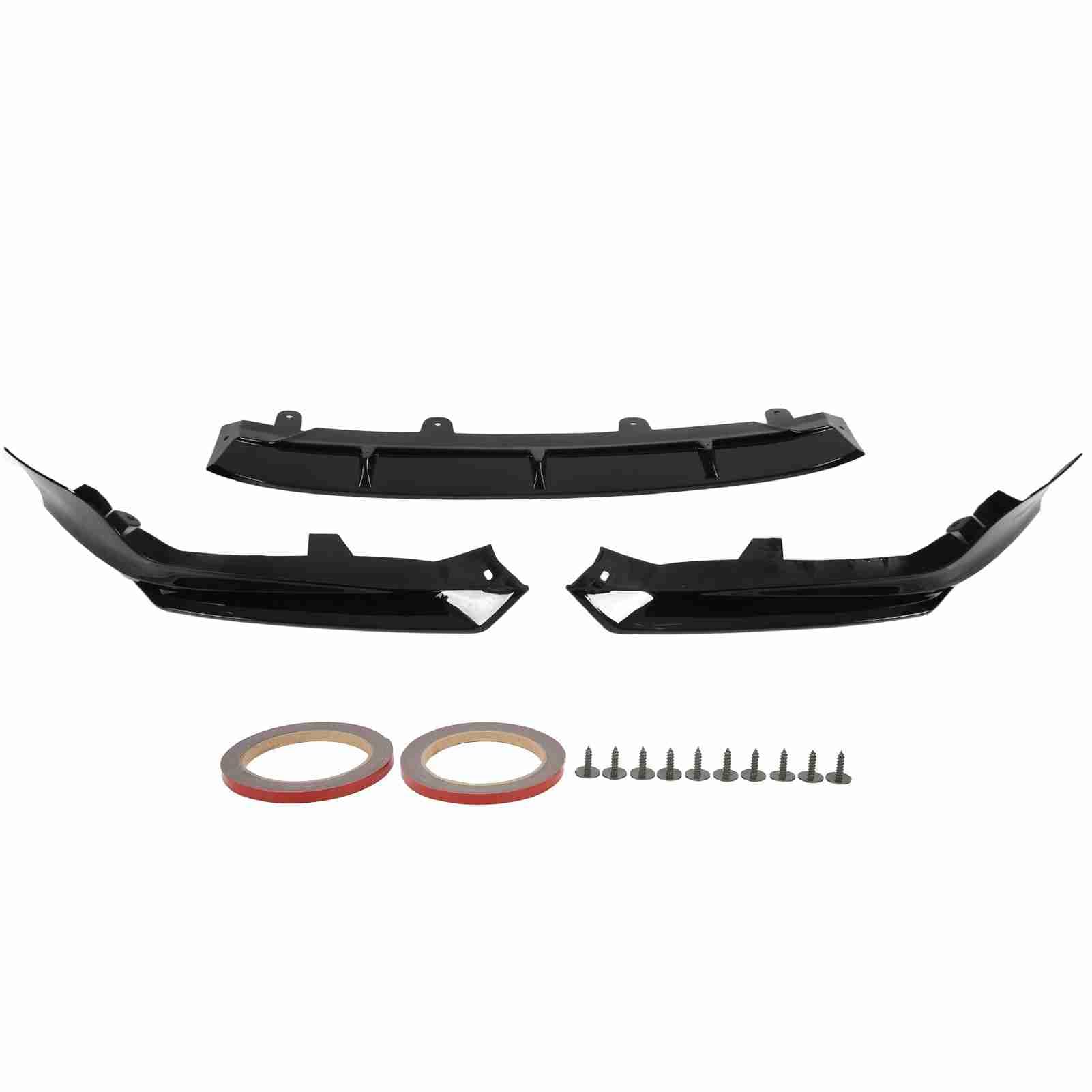 3pcs Set vordere Stoßfänger Lip Splitter Antiscratch Glossy Black Ersatz für Accord 10. Gen 2018 2020, das die Aerodynamik Aussehen und die ursprüngliche Stoßstange schützt 3pcs Set vordere Stoßfänger Lip Splitter Antiscratch Glossy Black Ersatz für Accord 10. Gen 2018 2020, das die Aerodynamik Aussehen und die ursprüngliche Stoßstange schützt von Zohisin