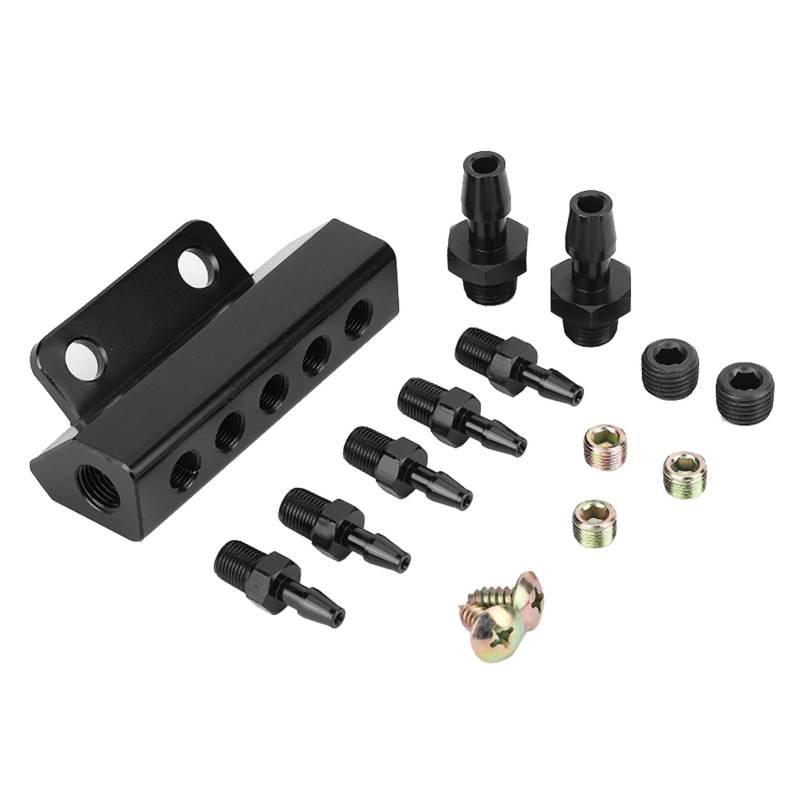 5 Port Car Vacuum Block Ansaugkrümmer Kraftstoff Gas Wastegate Turbo Boost von Zohisin