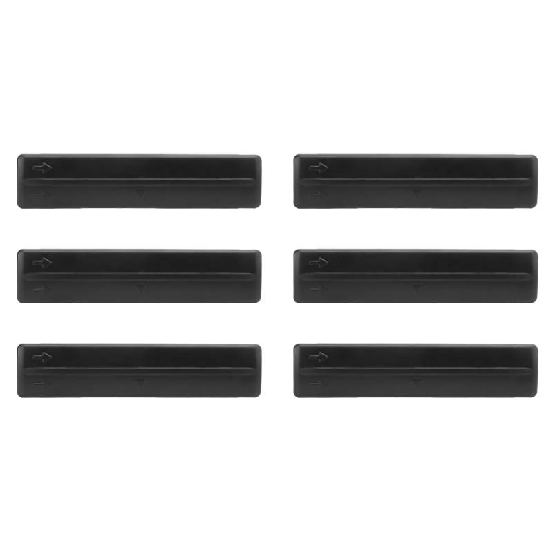 6-teiliges Dachgepäckträger-Demontageset, hochfestes ABS-Dachtropfgitter-Formteil-Clip-Set, ideal für FJ Cruiser 2007–2014, erleichtert die schnelle und sichere Demontage des (Black OE: 7559635030) von Zohisin