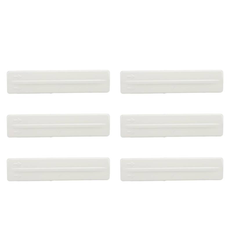 6-teiliges Dachgepäckträger-Demontageset, hochfestes ABS-Dachtropfgitter-Formteil-Clip-Set, ideal für FJ Cruiser 2007–2014, erleichtert die schnelle und sichere Demontage des (White OE: 7559635020) von Zohisin