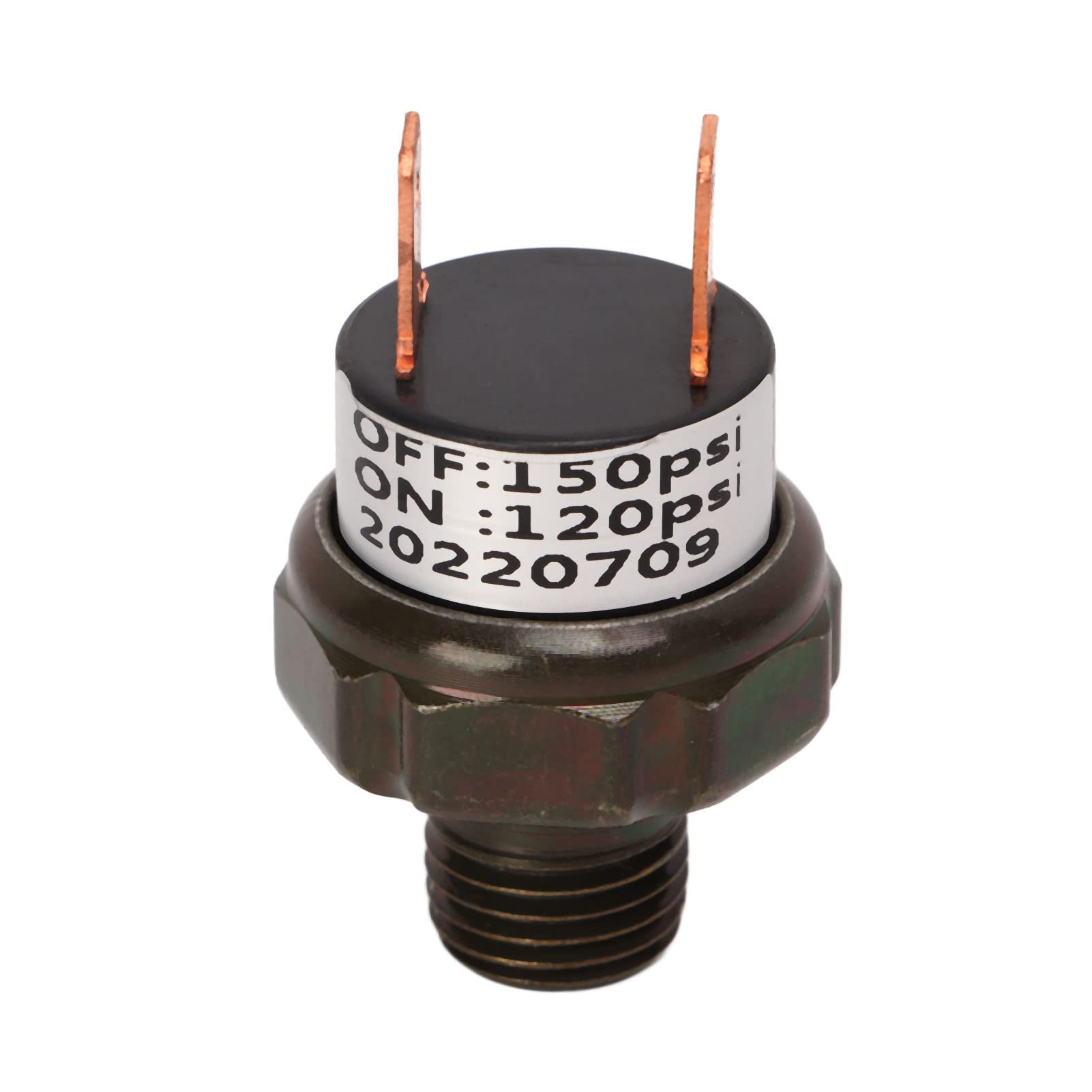 Edelstahlluftkompressor Druckregelschalter Ventil Universal Ersatzteil für Zughörner und Luftaufhängung Kompressoren 165 200psi (120-150PSI) von Zohisin