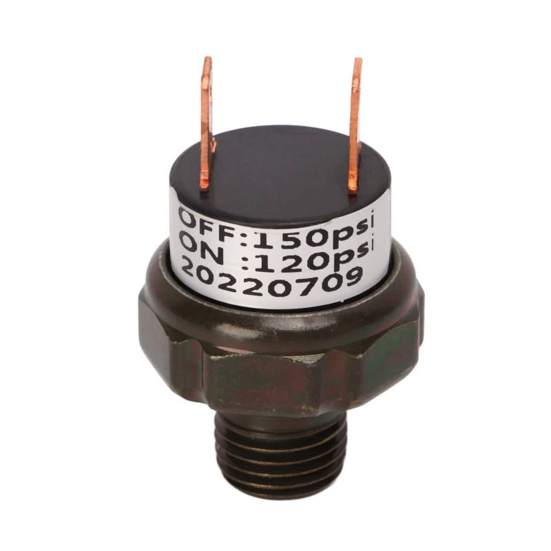 Edelstahlluftkompressor Druckregelschalter Ventil Universal Ersatzteil für Zughörner und Luftaufhängung Kompressoren 165 200psi (120-150PSI) von Zohisin