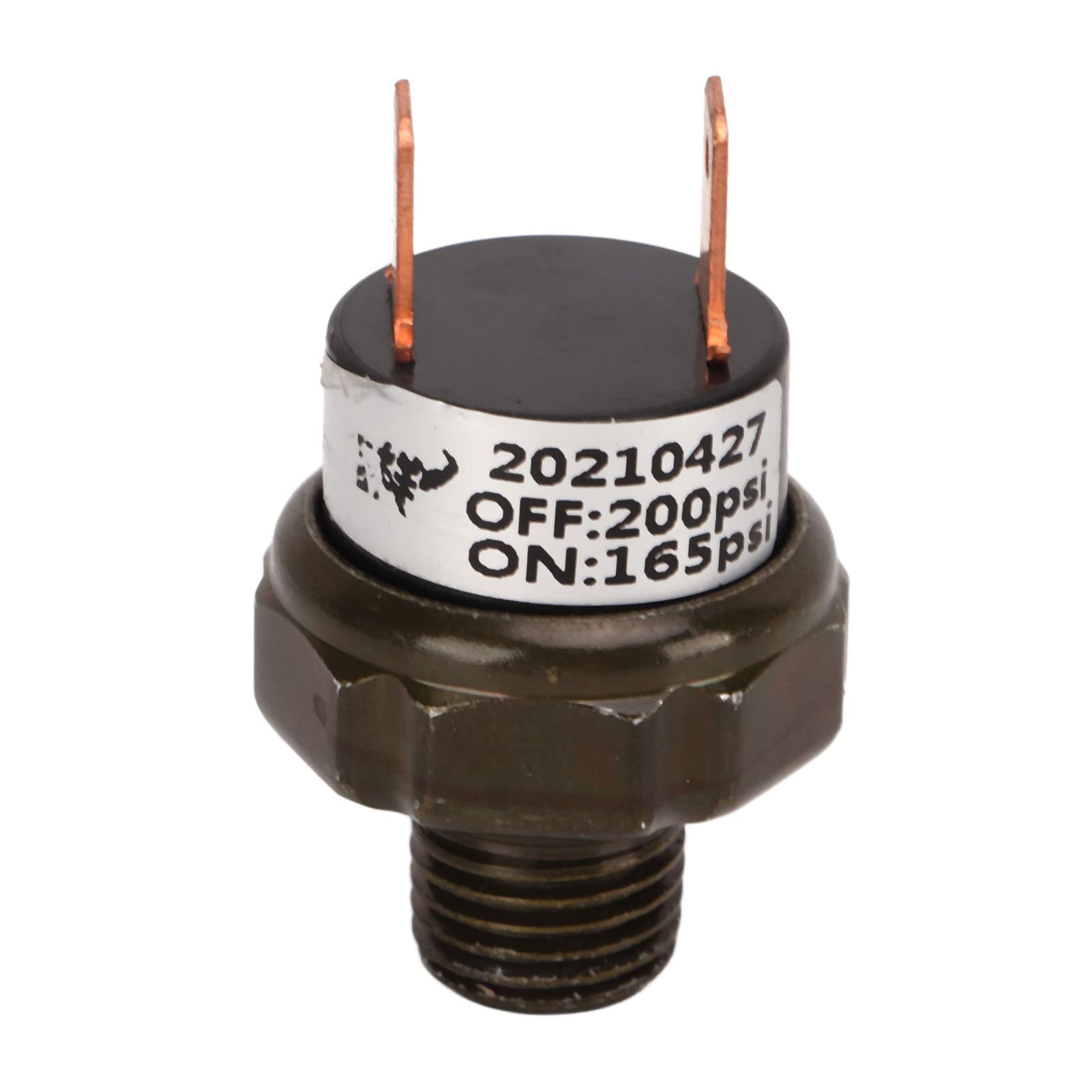Edelstahlluftkompressor Druckregelschalter Ventil Universal Ersatzteil für Zughörner und Luftaufhängung Kompressoren 165 200psi (165-200PSI) von Zohisin