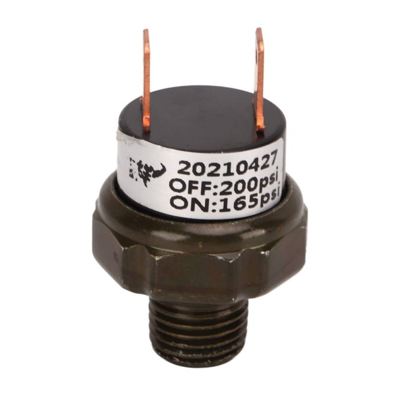 Edelstahlluftkompressor Druckregelschalter Ventil Universal Ersatzteil für Zughörner und Luftaufhängung Kompressoren 165 200psi (165-200PSI) von Zohisin