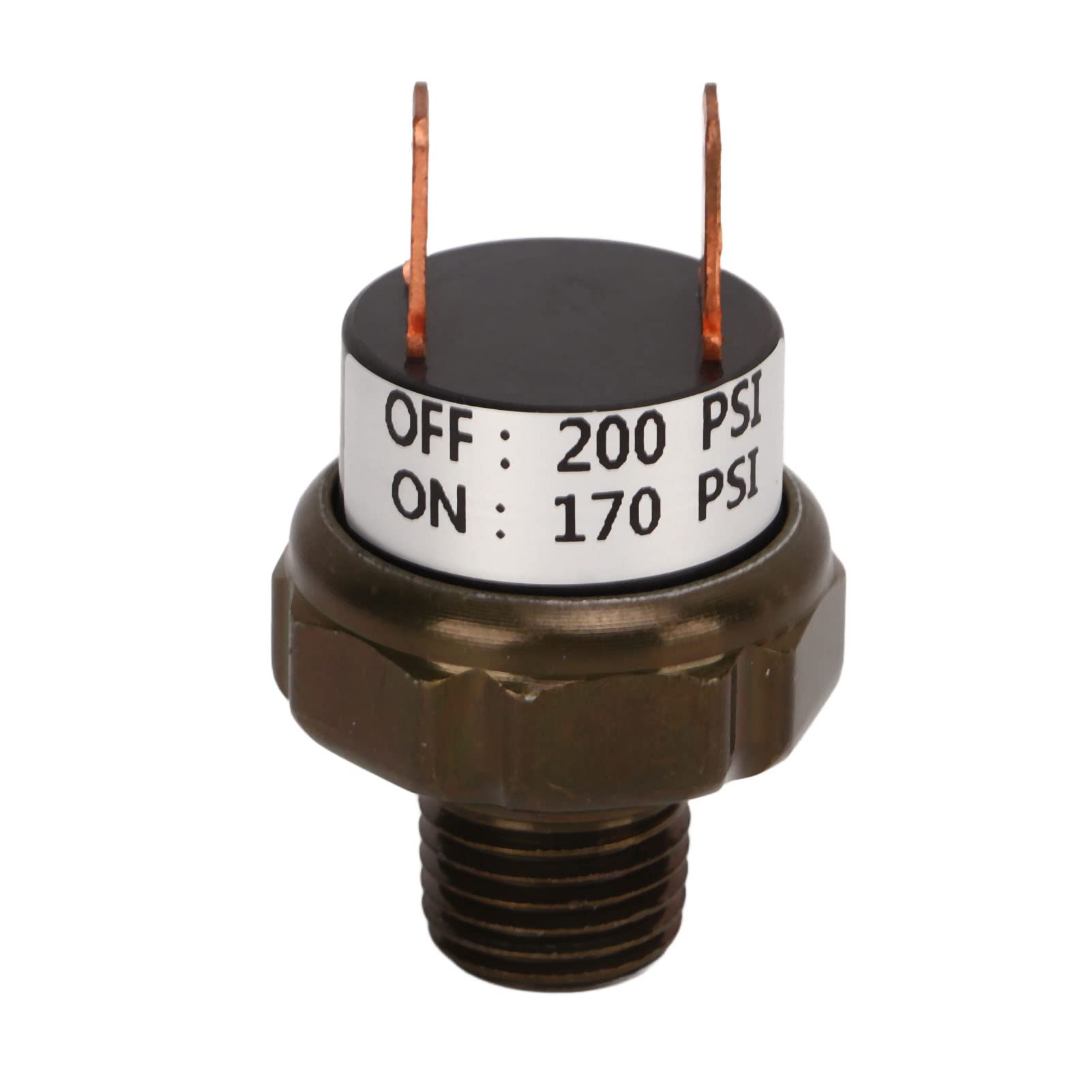 Edelstahlluftkompressor Druckregelschalter Ventil Universal Ersatzteil für Zughörner und Luftaufhängung Kompressoren 165 200psi (170-200PSI) von Zohisin