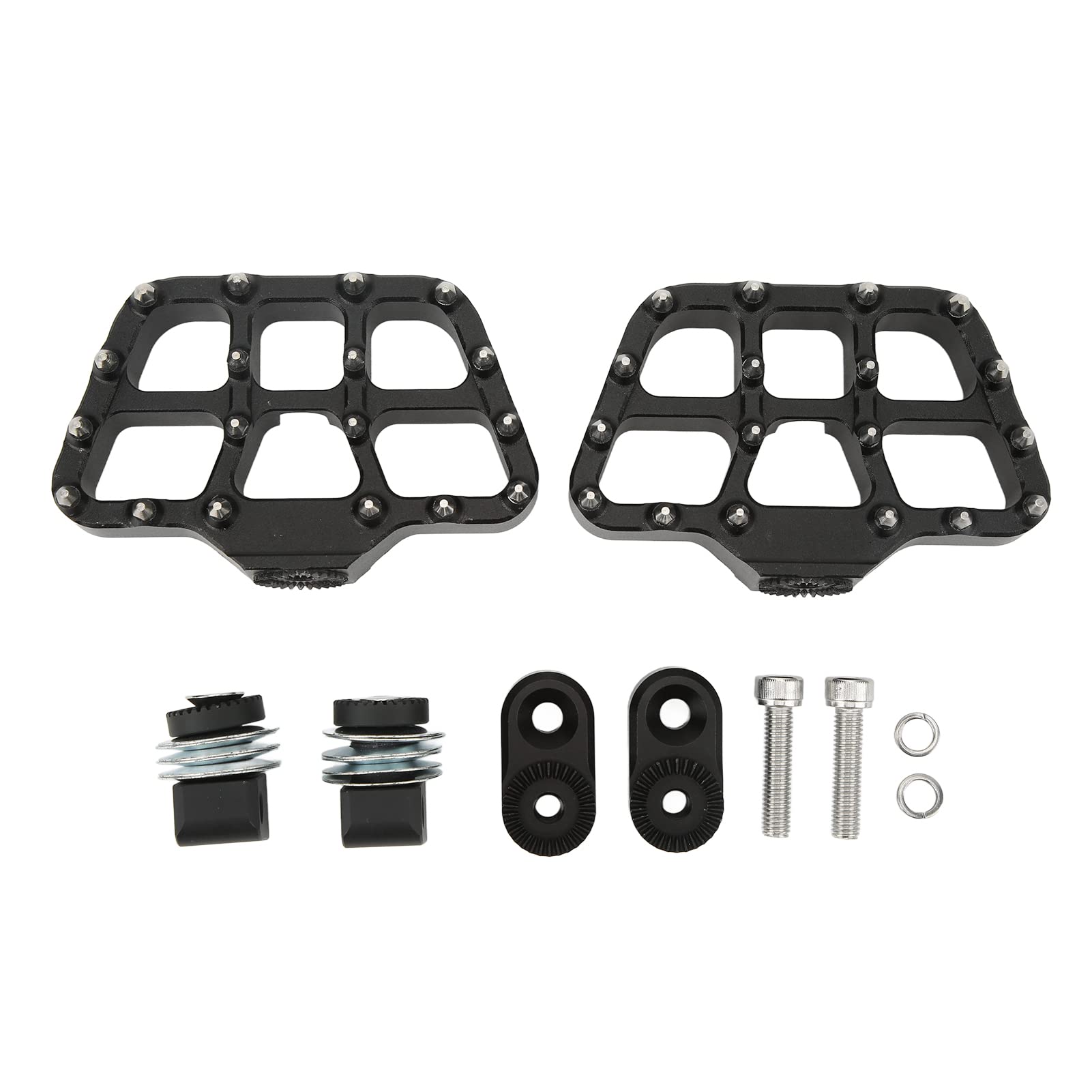 Motorrad hinteren Beifahrerfuß -Pegs -Pedale Footstützen CNC Aluminium Nonslip einstellbar für R1200GS LC 2014 2019 und R1250GS LC 2019 2022 Silberverstärkungs -Look und -komfort (Silver) von Zohisin