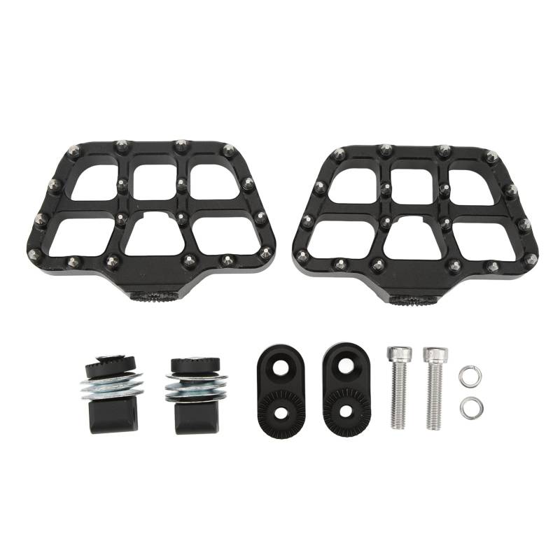 Motorrad hinteren Beifahrerfuß -Pegs -Pedale Footstützen CNC Aluminium Nonslip einstellbar für R1200GS LC 2014 2019 und R1250GS LC 2019 2022 Silberverstärkungs -Look und -komfort (Silver) von Zohisin