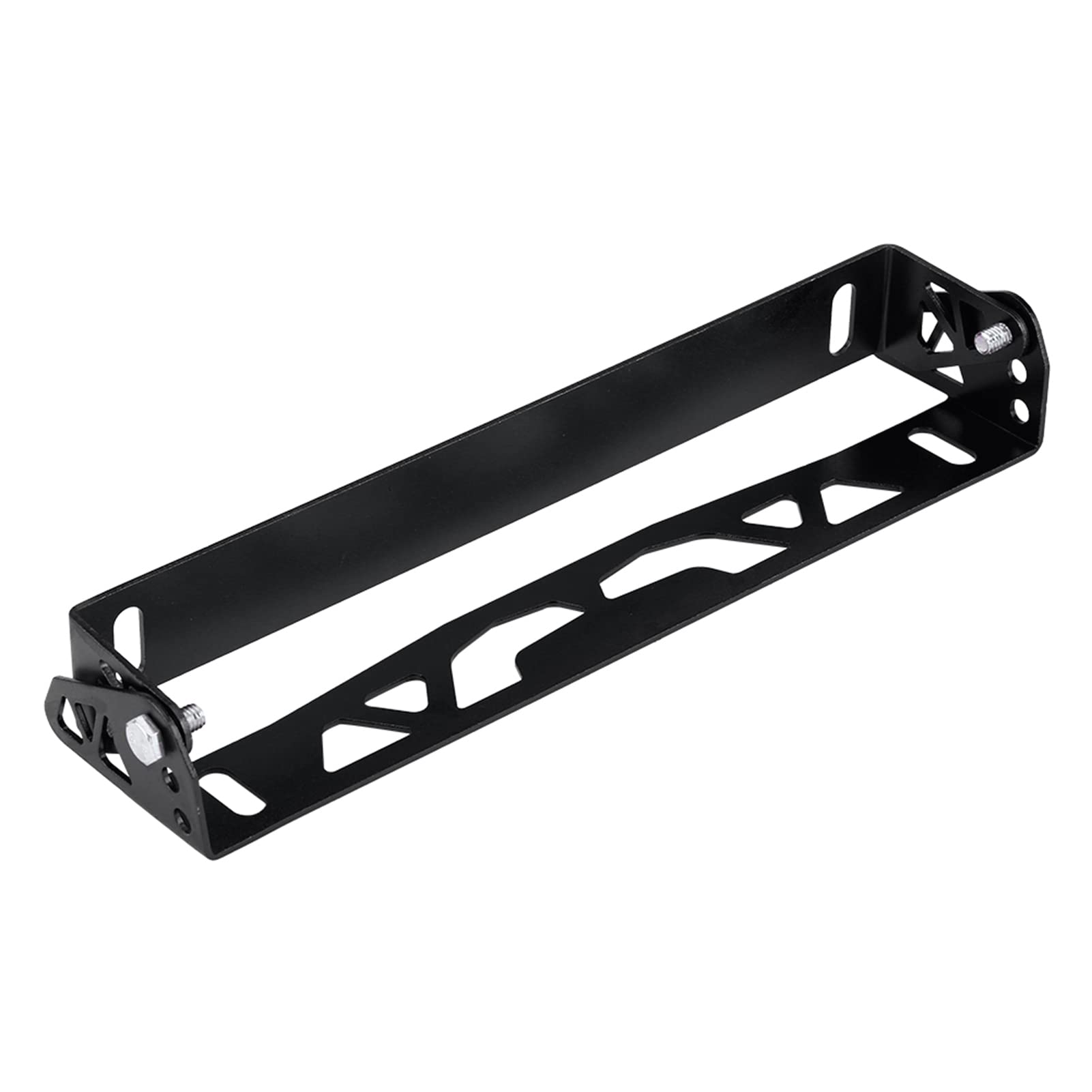 Universal Car Styling Aluminium -Kennzeichen Plattenrahmen Verstellbarer Rennsportplattenhalter mit fünf Farboptionen Leichte rostlose und langlebige Upgrade Ihres Auto -Looks (Black) von Zohisin
