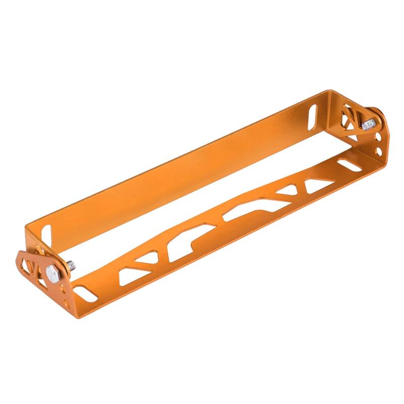 Universal Car Styling Aluminium -Kennzeichen Plattenrahmen Verstellbarer Rennsportplattenhalter mit fünf Farboptionen Leichte rostlose und langlebige Upgrade Ihres Auto -Looks (Gold) von Zohisin