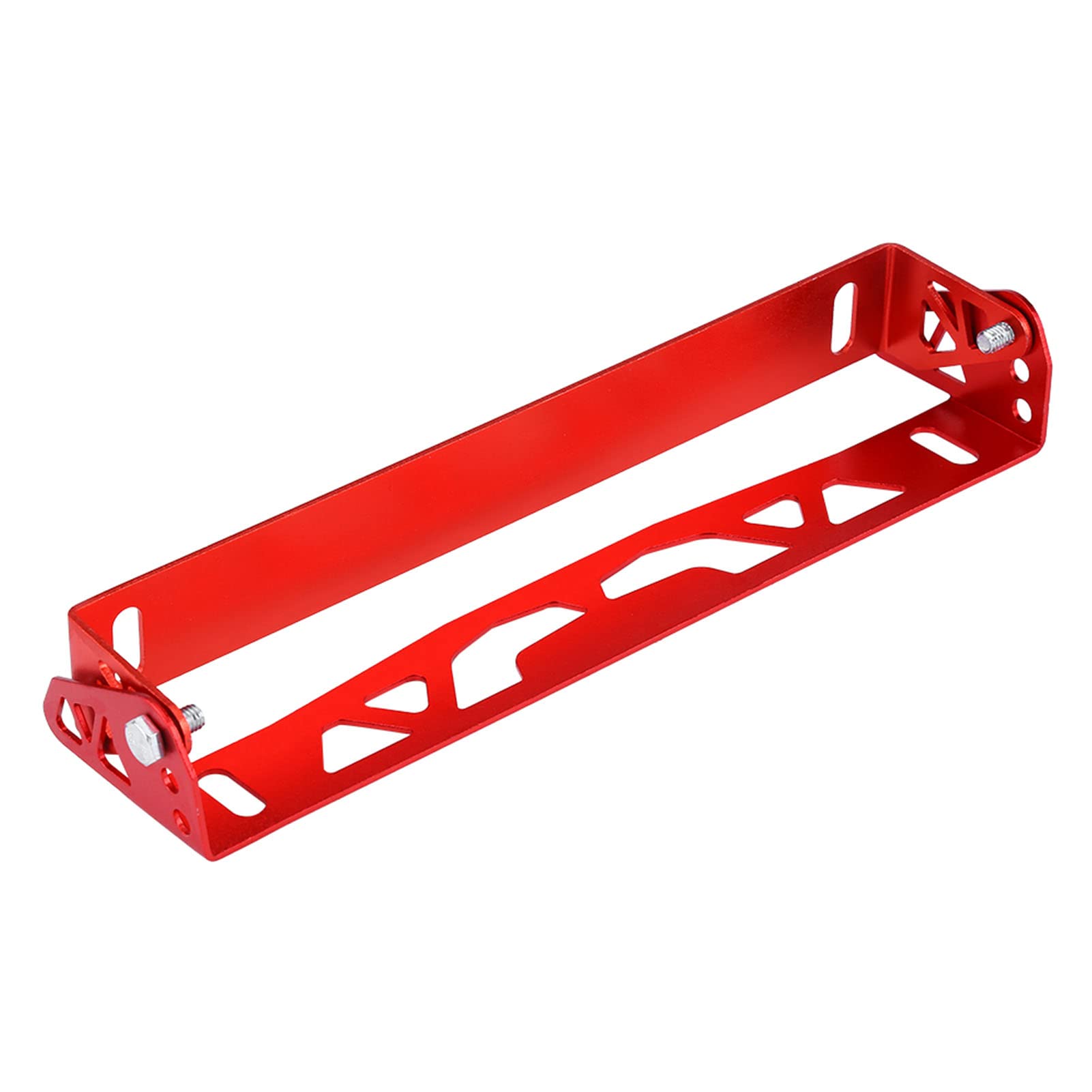 Universal Car Styling Aluminium -Kennzeichen Plattenrahmen Verstellbarer Rennsportplattenhalter mit fünf Farboptionen Leichte rostlose und langlebige Upgrade Ihres Auto -Looks (Red) von Zohisin