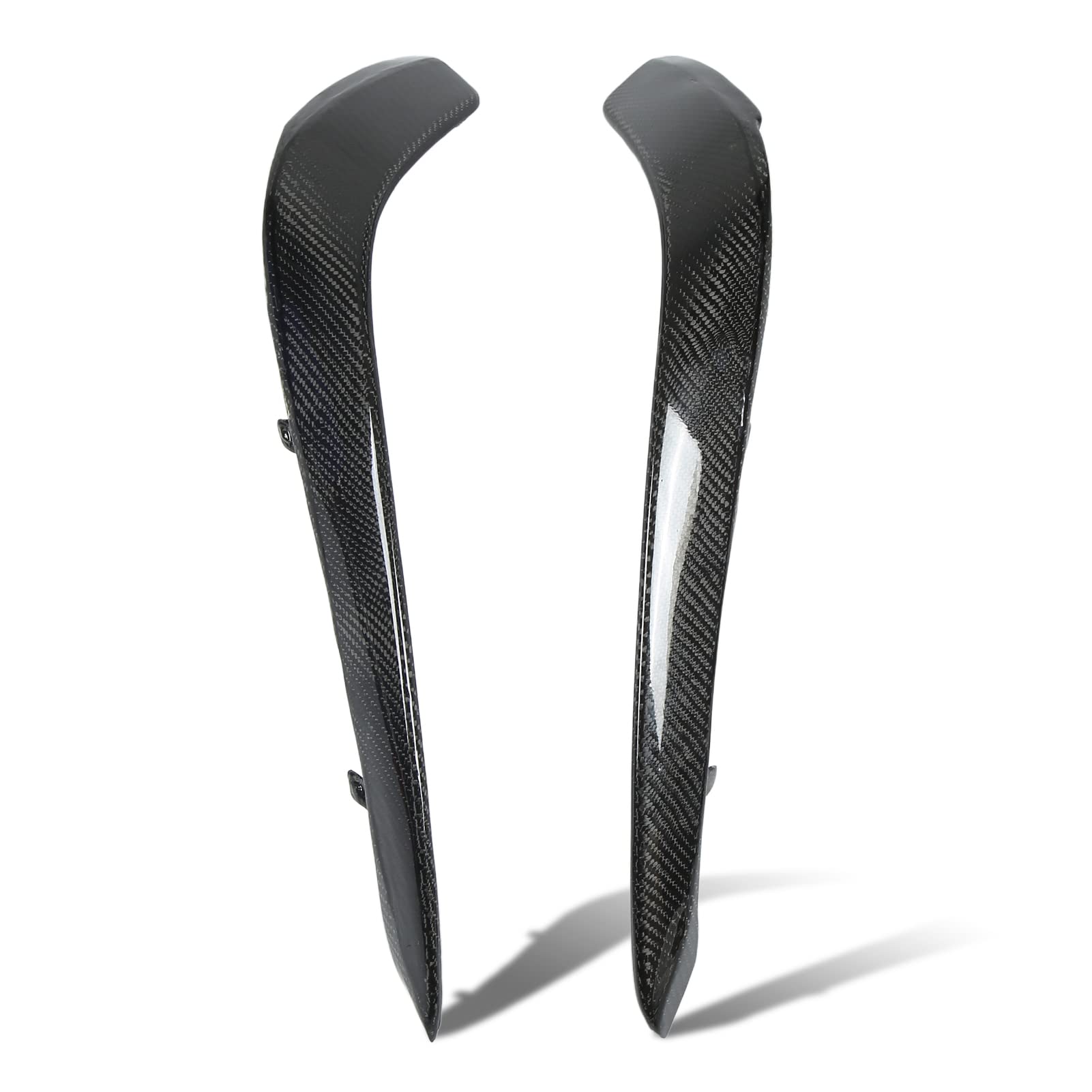 Vordere Nebelschifflampenabdeckung Links rechts glänzend Carbonfaser Nebel Leuchten Leuchtflossen Splitter Ersatz für W205 C205 C63, der Schutzdekoration und einfache Installation Vordere Nebelschifflampenabdeckung Links rechts glänzend Carbonfaser Nebel Leuchten Leuchtflossen Splitter Ersatz für W205 C205 C63, der Schutzdekoration und einfache Installation von Zohisin
