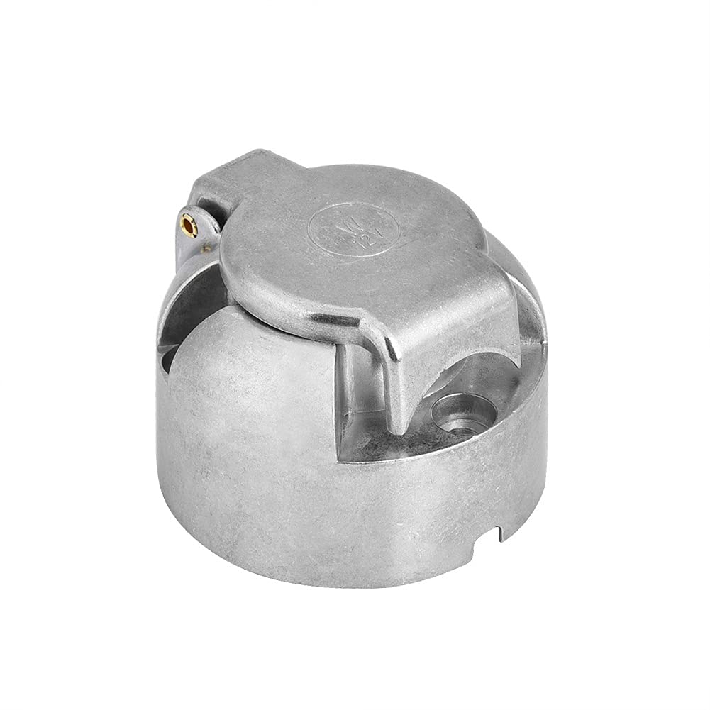 Zohisin 12 V 7-poliger Anhängerstecker-Adapter, ideal zum Ziehen von Wohnwagen, LKWs, Wohnmobilen, Booten auf Anhängerkupplungen, verbindet Fahrzeug mit Anhänger, überträgt Zohisin 12 V 7-poliger Anhängerstecker-Adapter, ideal zum Ziehen von Wohnwagen, LKWs, Wohnmobilen, Booten auf Anhängerkupplungen, verbindet Fahrzeug mit Anhänger, überträgt von Zohisin