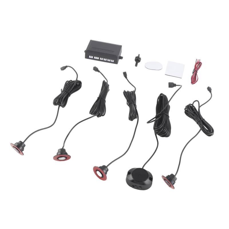 Zohisin 165 -mm -Auto -Backup -sensor -Umkehrhilfe mit Auxiliary -Kit im Auxiliary -Kit in blau rot grau silberweißen Schwarze Freams verwendet fortgeschrittener Chipsatz 0 2 5 m (Grau) von Zohisin