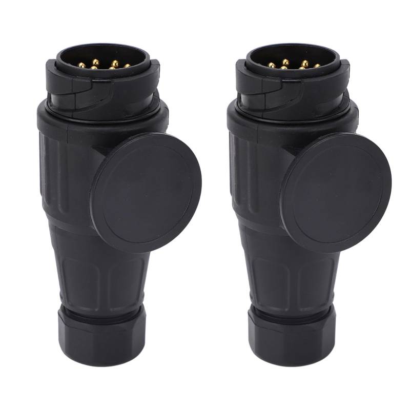 Zohisin 2 PCS 13 Pin Euro -Stecker wasserdichte Kunststoffkupferinjektion geformter Anhänger Elektrischer Sockelstopfen von Zohisin