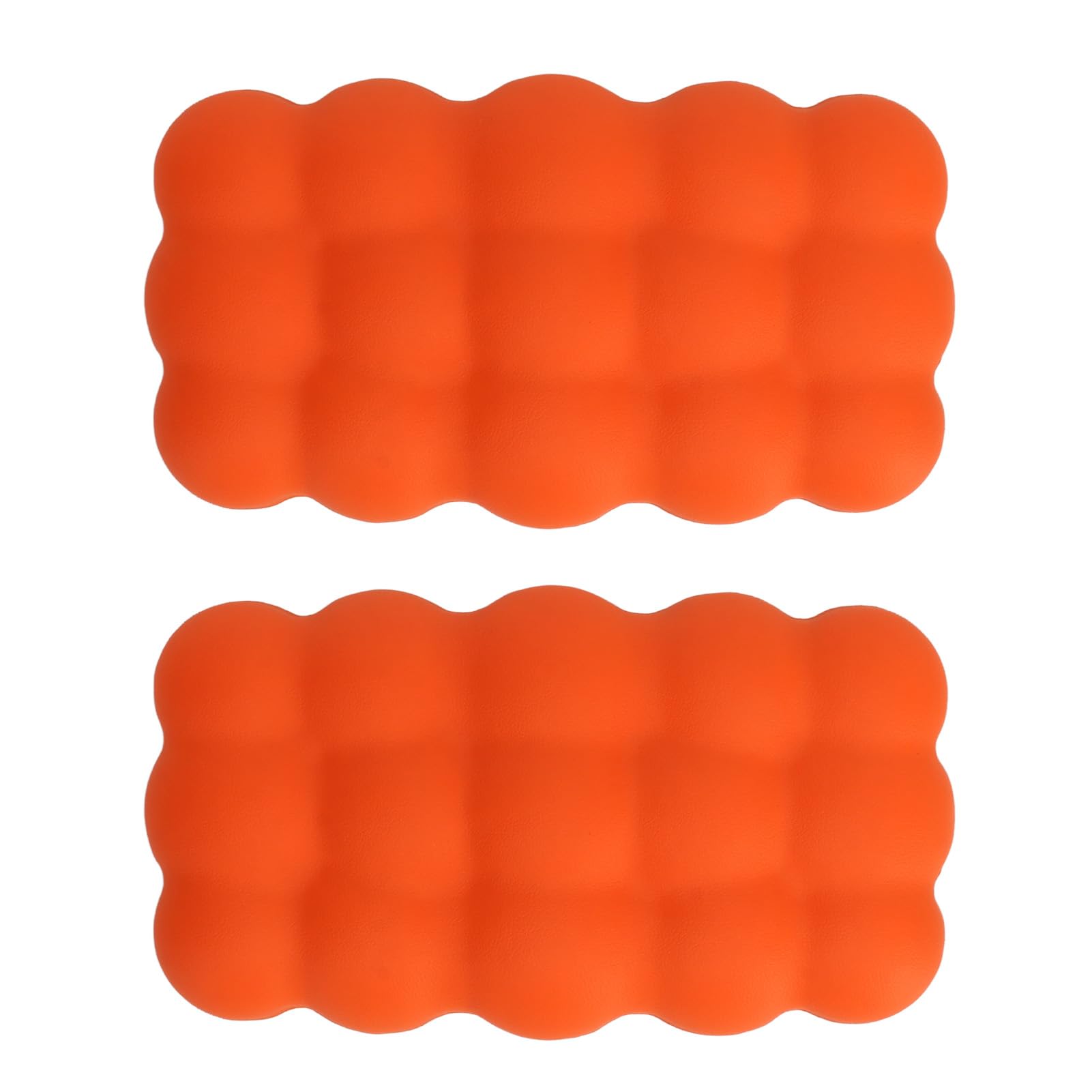 Zohisin 2pcs Auto Kniekissen Speicher Baumwolle Superweiche universelle Passpaste Installation Bein Ellbogen Kissenkissen schwarzer Gedächtnis Memory Schaum verringern Ermüdung (Orange) von Zohisin