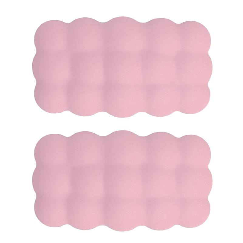 Zohisin 2pcs Auto Kniekissen Speicher Baumwolle Superweiche universelle Passpaste Installation Bein Ellbogen Kissenkissen schwarzer Gedächtnis Memory Schaum verringern Ermüdung (Rosa) von Zohisin