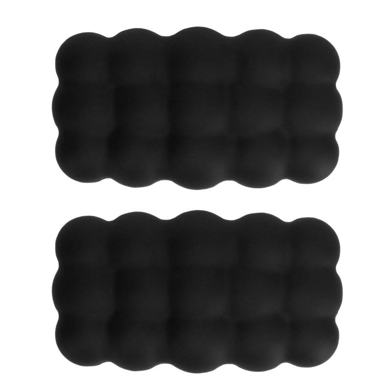Zohisin 2pcs Auto Kniekissen Speicher Baumwolle Superweiche universelle Passpaste Installation Bein Ellbogen Kissenkissen schwarzer Gedächtnis Memory Schaum verringern Ermüdung (Schwarz) von Zohisin