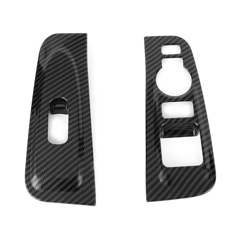 Zohisin 2pcs Kohlefaserstil Auto Fenster Armlehnenverkleidungsabdeckung für Grand Starex H1 2019 mit feiner Oberflächenverarbeitung Leichter Farbiger Farbiger und selbstkleber von Zohisin