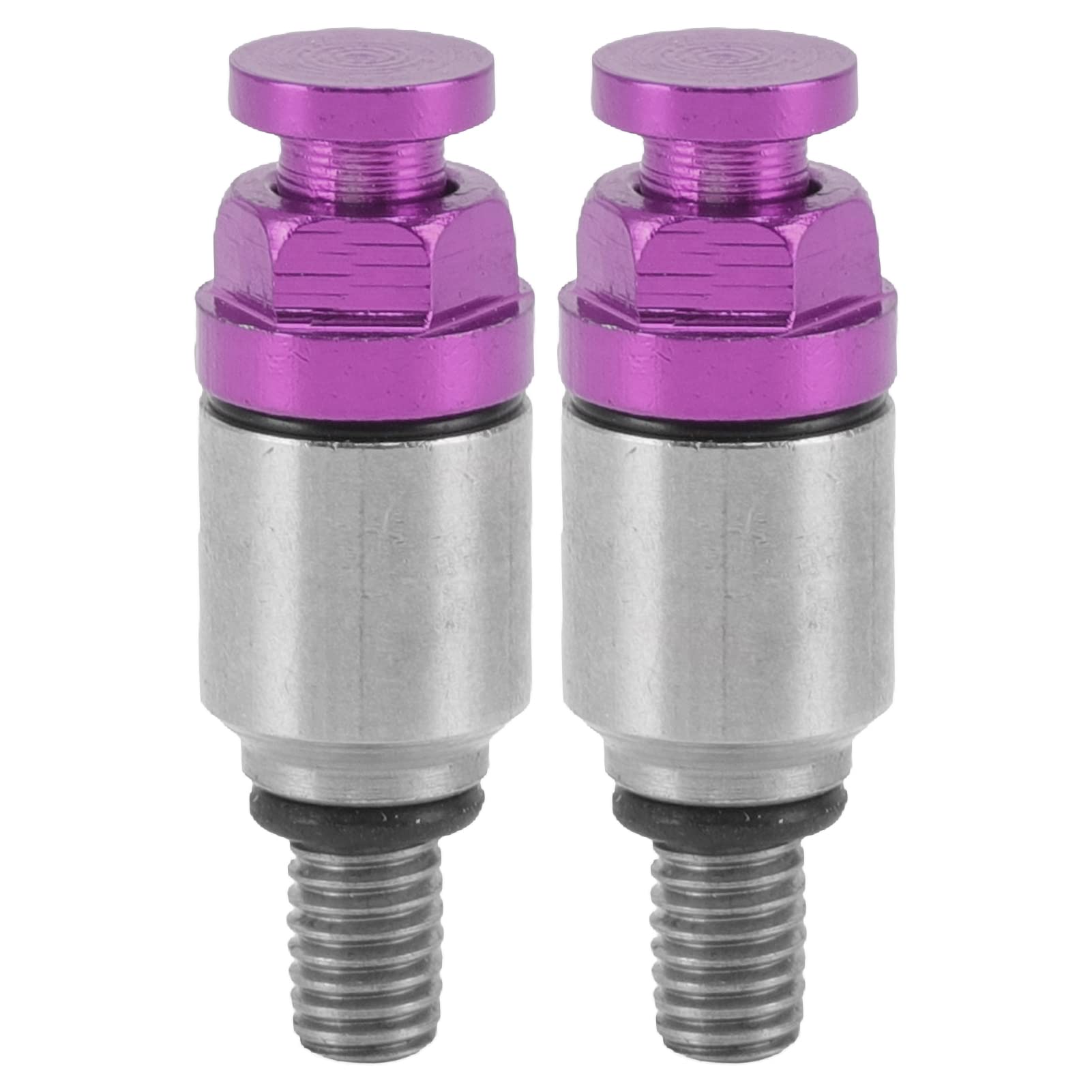 Zohisin 2pcs M5x0.8 Aluminiumlegierungsluftluftblut -Druckentlastungsventil Ersatz für CRF150R CR125R CR250R CRF250R (Purple) von Zohisin