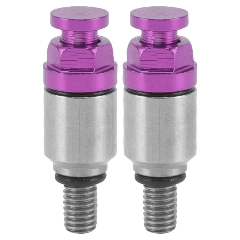 Zohisin 2pcs M5x0.8 Aluminiumlegierungsluftluftblut -Druckentlastungsventil Ersatz für CRF150R CR125R CR250R CRF250R (Purple) von Zohisin