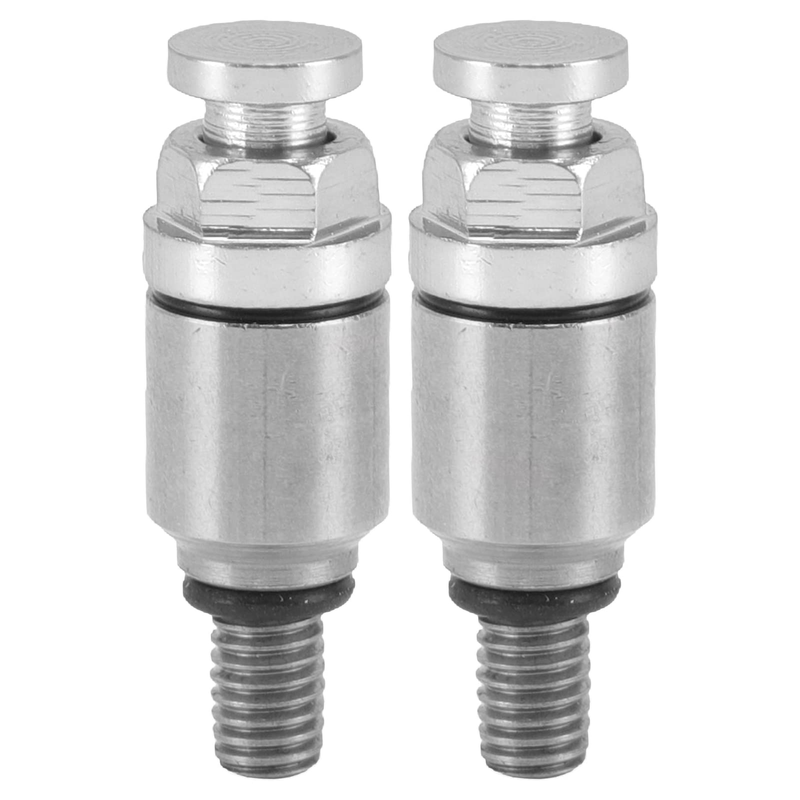 Zohisin 2pcs M5x0.8 Aluminiumlegierungsluftluftblut -Druckentlastungsventil Ersatz für CRF150R CR125R CR250R CRF250R (Silver) von Zohisin