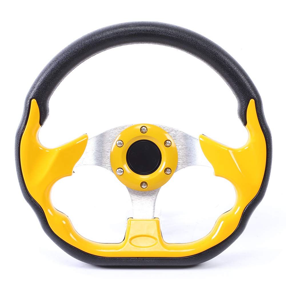 Zohisin 320 mm 12,5 Zoll Premium -Aluminium- und PVC -Auto -Sportlenkrad mit Hornknopf Universalzubehör für die meisten Fahrzeuge mit hervorragendem komfortables Zohisin 320 mm 12,5 Zoll Premium -Aluminium- und PVC -Auto -Sportlenkrad mit Hornknopf Universalzubehör für die meisten Fahrzeuge mit hervorragendem komfortables von Zohisin
