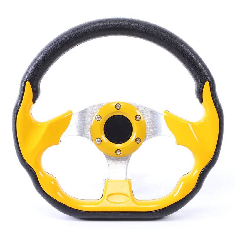 Zohisin 320 mm 12,5 Zoll Premium -Aluminium- und PVC -Auto -Sportlenkrad mit Hornknopf Universalzubehör für die meisten Fahrzeuge mit hervorragendem komfortables von Zohisin