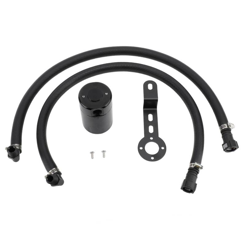 Zohisin 3oz Luftöl -Separator Aluminiumlegierung Ölhang Dose Ölabscheiderentank Reservoir Kit ideal für 1500 5,3 l 6,2 l Fahrzeuge von 2014 bis 2018 von Zohisin