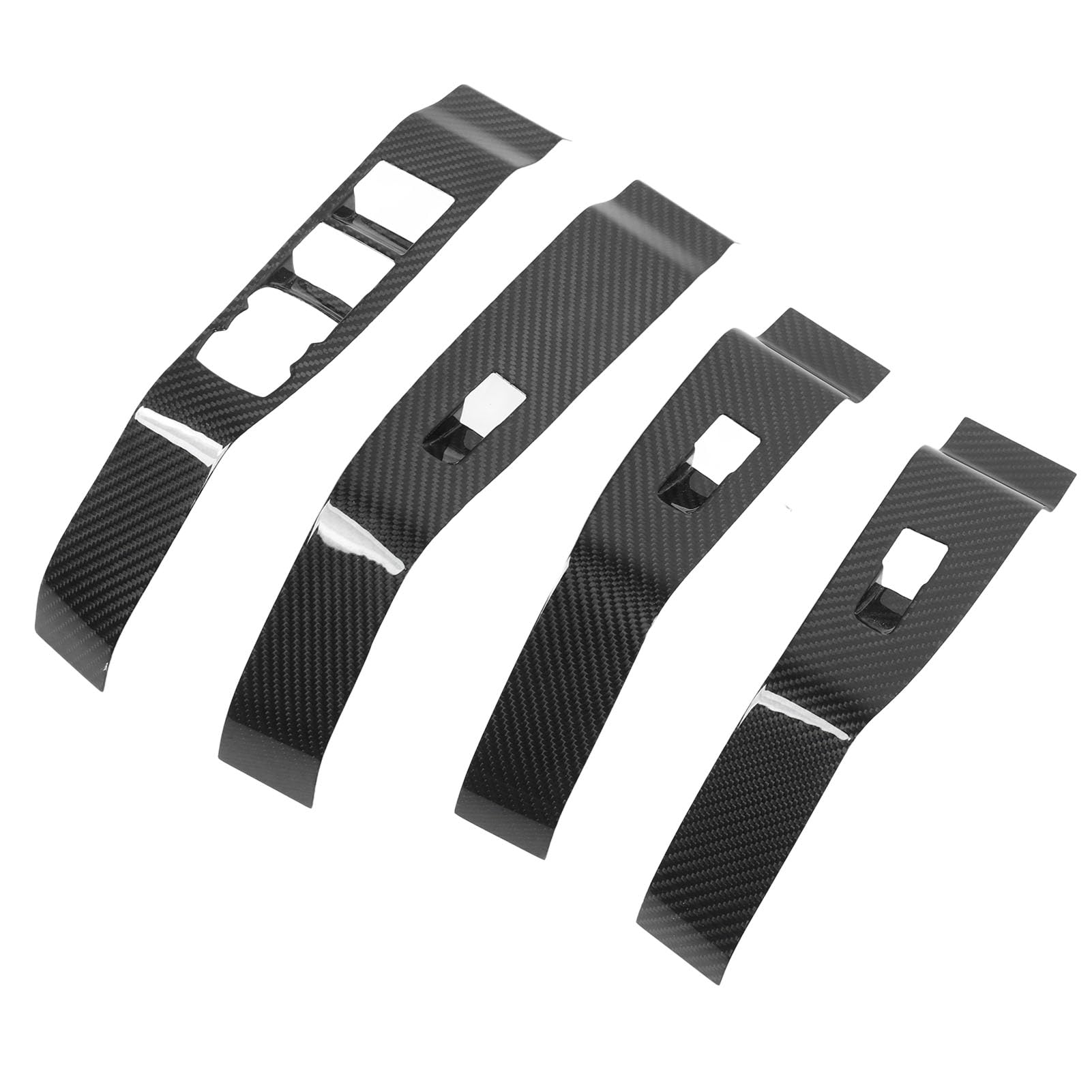 Zohisin 4PCS Window Control Panel Cover Carbon Fiber Window Glass Lift Switch Trim Replacement for Mustang LHD Protect and Decorate Your Window Switch with High End Carbon Fiber Cover Zohisin 4PCS Window Control Panel Cover Carbon Fiber Window Glass Lift Switch Trim Replacement for Mustang LHD Protect and Decorate Your Window Switch with High End Carbon Fiber Cover von Zohisin