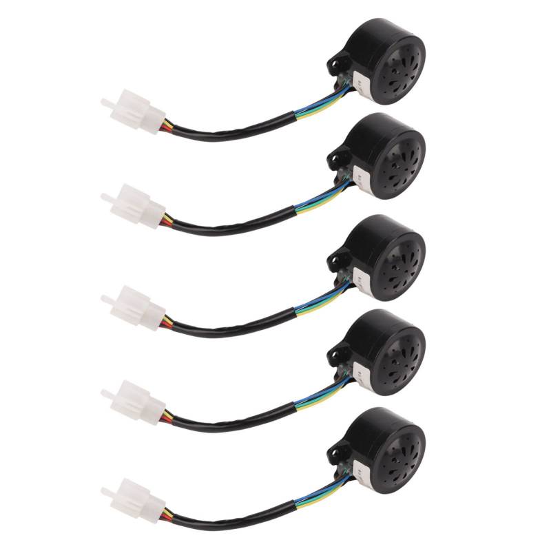 Zohisin 5pcs Universal Backup -Horn -Summer mit 110 bis 120 dB Umkehralarm für 12 V bis 60 V Elektrische Dreirad und Roller geeignet von Zohisin