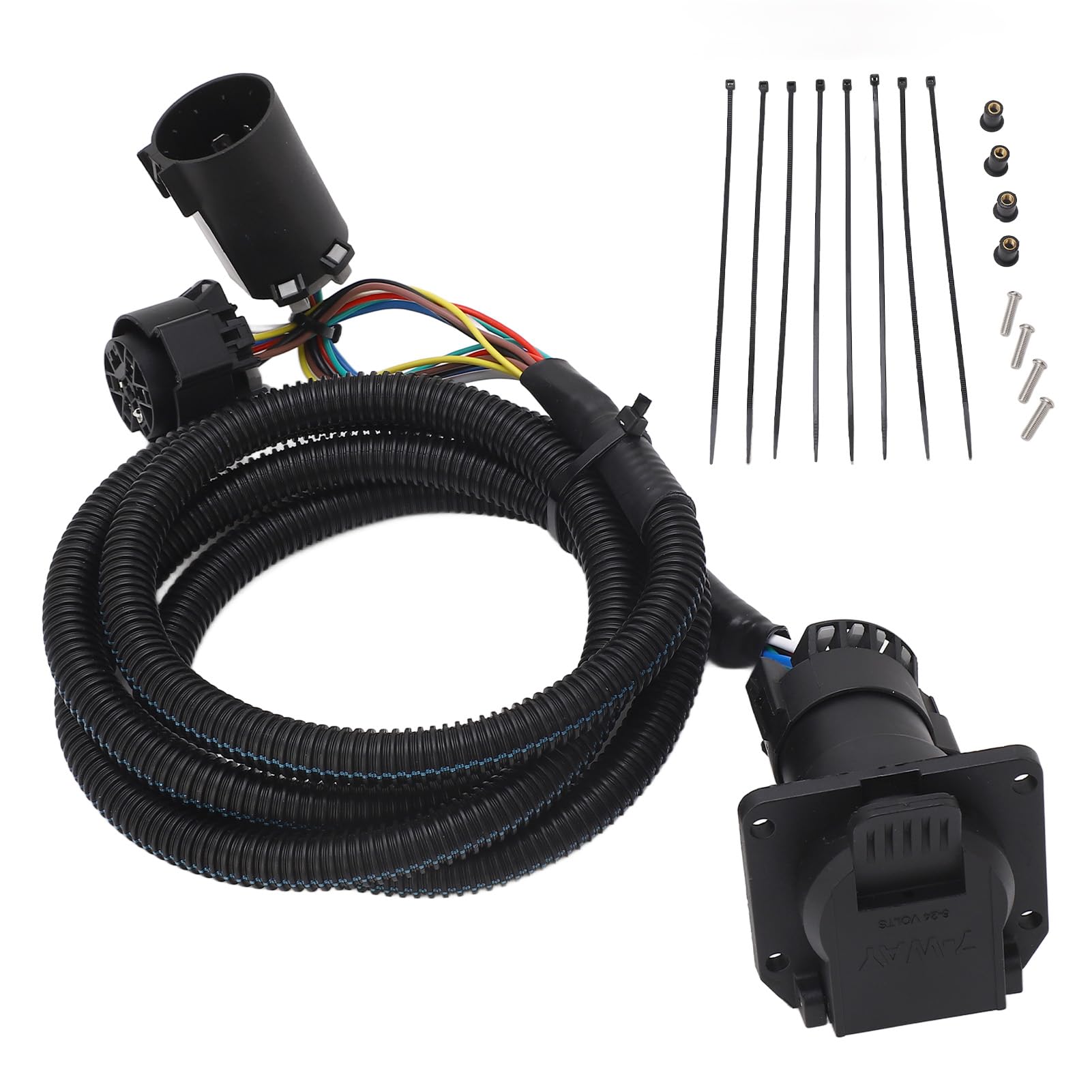 Zohisin 7Pin im Bettanhänger Kabelbaum Stabile Verbindung für F450 F550 Super Duty 2017 bis 2022 mit professionell gestalteter 7 -Stin -Anhänger -Stecker aus verbessertem Premium Zohisin 7Pin im Bettanhänger Kabelbaum Stabile Verbindung für F450 F550 Super Duty 2017 bis 2022 mit professionell gestalteter 7 -Stin -Anhänger -Stecker aus verbessertem Premium von Zohisin