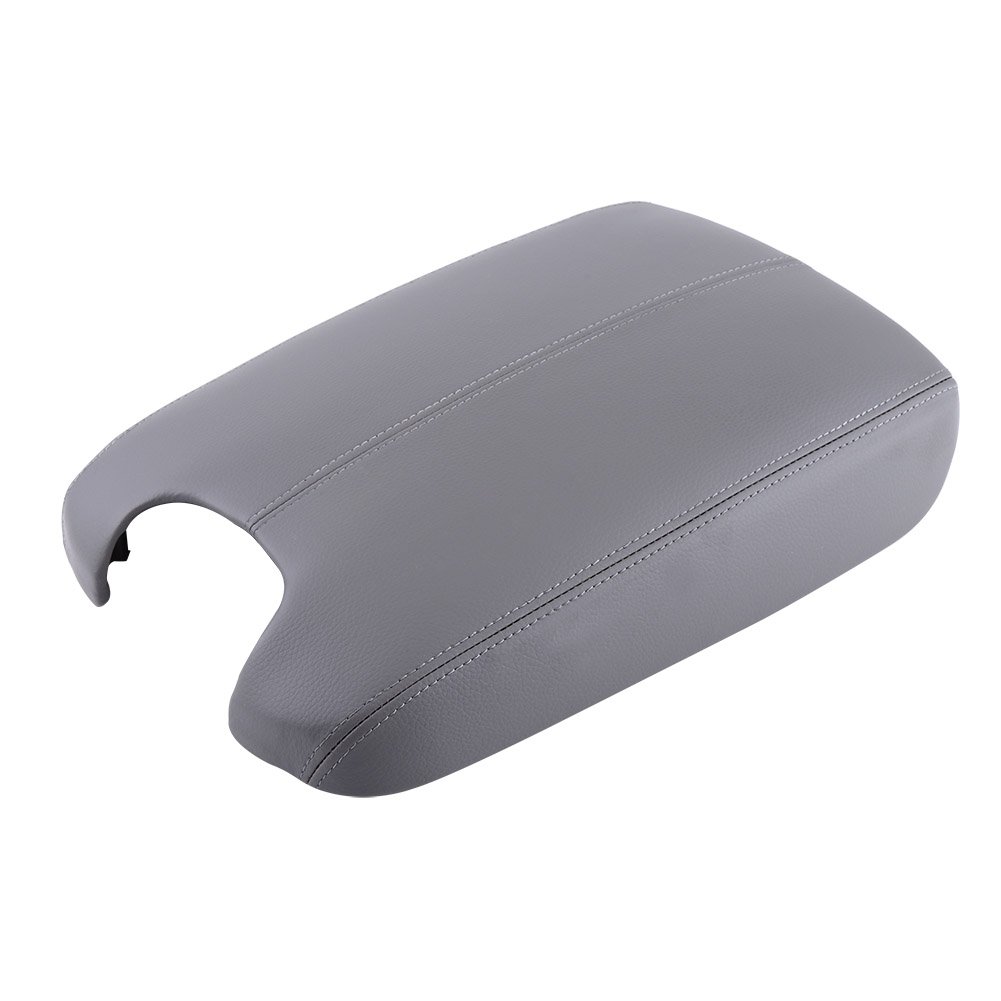 Zohisin Artificial Leather Armrest Center Console Lid Cover for 2008 to 2012 Gray Made of Microfiber Leather and ABS Plastic Ultra Lightweight Against Fading with Low (Grey) von Zohisin
